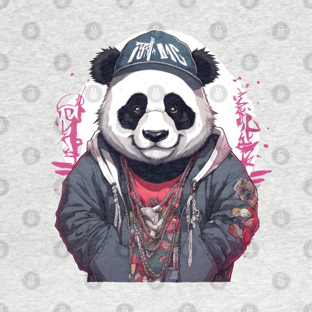 cute funny panda by M color studio